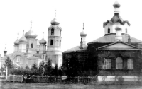 Новая и старая церкови Покровского женского монастыря 1910–1912 гг.